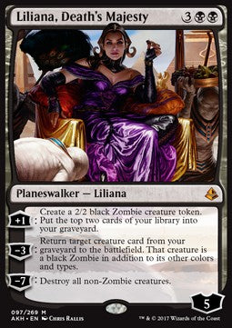 Liliana, Death's Majesty AKH-97 Mythic Good Englisch