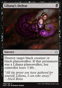 Liliana's Defeat HOU-68 Uncommon Good Englisch