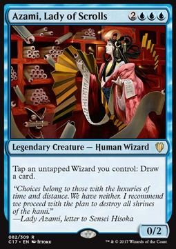 Azami, Lady of Scrolls C17-82 Rare Excellent Englisch