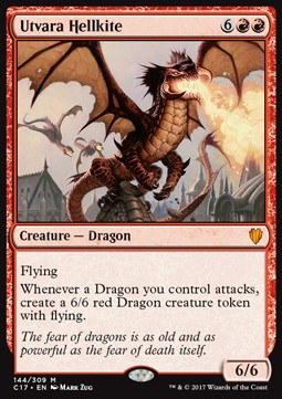 Utvara Hellkite C17-144 Mythic Excellent Englisch