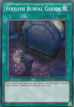 Foolish Burial Goods MP17-EN218 Secret Rare Excellent Englisch 1. Auflage