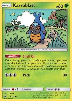 Karrablast CIN-7 Common Light Played Deutsch Reverse Holo