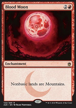 Blood Moon A25-122 Rare Light Played Englisch
