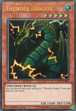 Donnerdrache LCKC-067 Ultra Rare Good Deutsch 1. Auflage