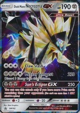 Dusk Mane Necrozma GX SM-102 Promo Played Deutsch
