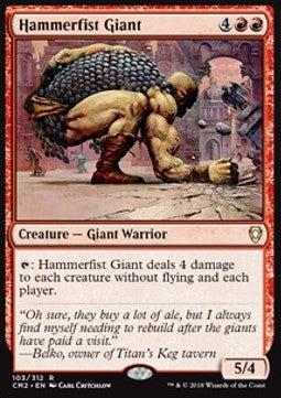 Hammerfist Giant CM2-103 Rare Near Mint Englisch
