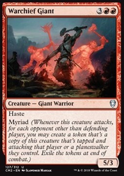 Warchief Giant CM2-127 Uncommon Good Englisch