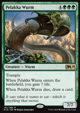 Pelakka-Wurm M19-192 Rare Excellent Deutsch