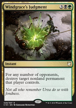 Windgrace's Judgment C18-49 Rare Excellent Englisch