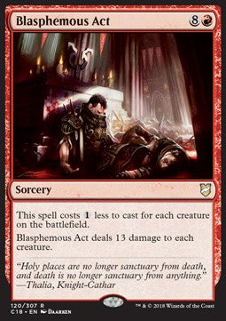 Blasphemous Act C18-120 Rare Excellent Englisch