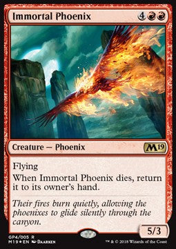Immortal Phoenix PM19- Rare Light Played Englisch Foil