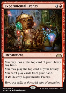 Experimental Frenzy GRN-99 Rare Excellent Englisch Foil