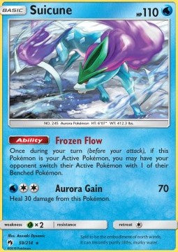 Suicune LOT-59 Holo Rare Near Mint Deutsch Reverse Holo