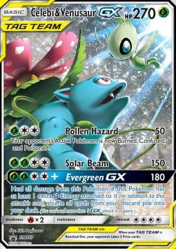 Celebi & Venusaur GX SM-167 Promo Good Englisch