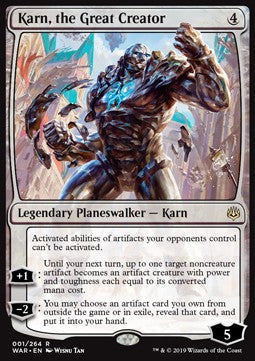 Karn, the Great Creator WAR-1 Rare Near Mint Englisch