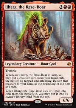 Ilharg, the Raze-Boar WAR-133 Mythic Excellent Englisch
