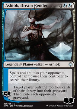 Ashiok die Traumverzerrung WAR-228 Uncommon Near Mint Deutsch