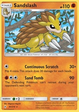 Sandamer UNB-84 Rare Excellent Deutsch Reverse Holo