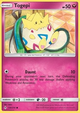 Togepi UNB-136 Common Excellent Deutsch Reverse Holo