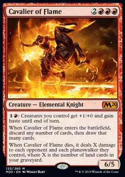 Reiter der Flammen M20-125 Mythic Excellent Deutsch