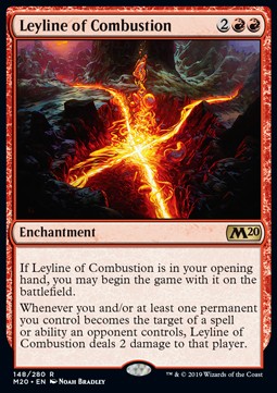 Leyline of Combustion M20-148 Rare Near Mint Englisch