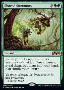 Shared Summons M20-193 Rare Good Englisch Foil
