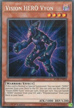 Vision HERO Vyon BLHR-EN059 Secret Rare Excellent Englisch 1. Auflage