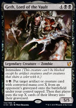 Geth, Lord of the Vault C19-114 Mythic Near Mint Englisch