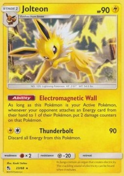 Jolteon HIF-23 Rare Near Mint Englisch