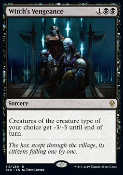 Witch's Vengeance ELD-111 Rare Near Mint Englisch Foil