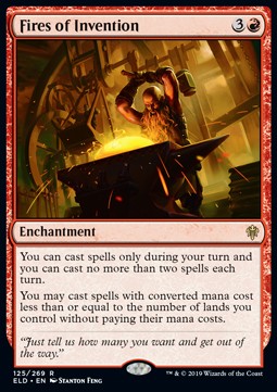 Fires of Invention ELD-125 Rare Near Mint Englisch Foil