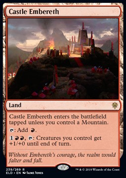 Castle Embereth ELD-239 Rare Excellent Englisch Foil