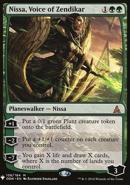 Nissa, Voice of Zendikar MYS-138 Mythic Near Mint Englisch