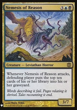 Nemesis of Reason MYS-28 Rare Good Englisch