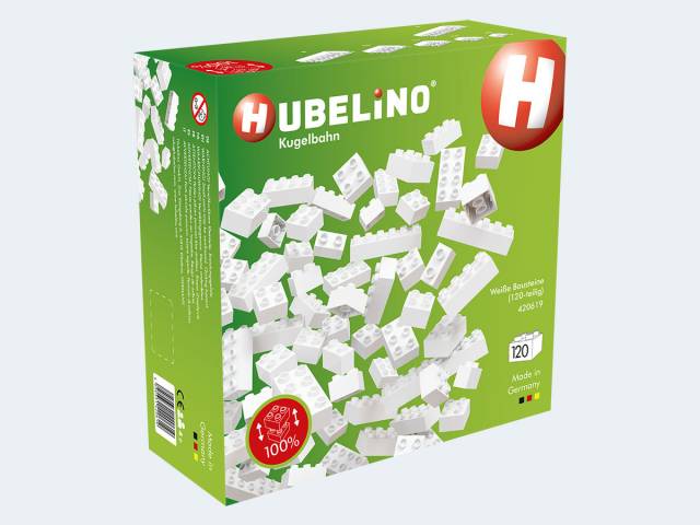Hubelino Bausteine weiss 120T