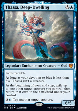 Thassa, Deep-Dwelling THB-71 Mythic Excellent Englisch
