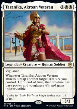 Taranika, akroische Veteranin THB-39 Rare Excellent Deutsch Foil