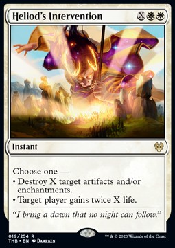 Heliod's Intervention THB-19 Rare EX Englisch Foil