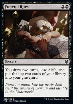Funeral Rites THB-97 Common Near Mint Englisch