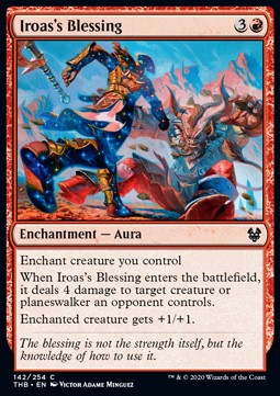 Iroas's Blessing THB-142 Common Excellent Englisch