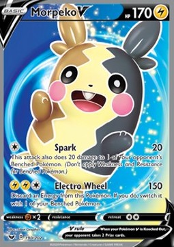 Morpeko V SSH-190 Ultra Rare Boosterfrisch Deutsch