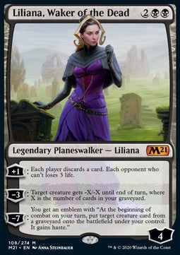 Liliana, Waker of the Dead M21-108 Mythic Good Englisch