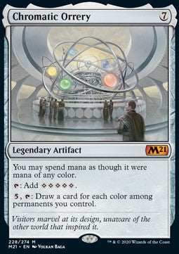 Chromatic Orrery M21-228 Mythic Excellent Englisch Foil