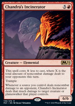 Chandra's Incinerator M21-136 Rare Excellent Englisch