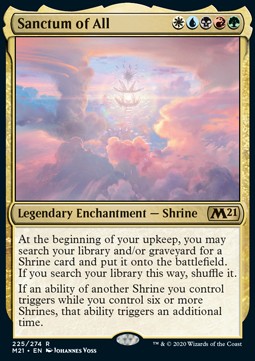 Sanctum of All M21-225 Rare Good Englisch