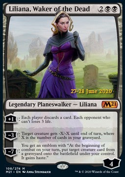 Liliana, Waker of the Dead PM21-108 Mythic Near Mint Englisch Foil
