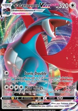 Salamence VMAX DAA-144 Ultra Rare Good Englisch
