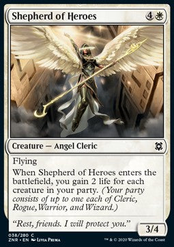 Shepherd of Heroes ZNR-38 Common Near Mint Englisch