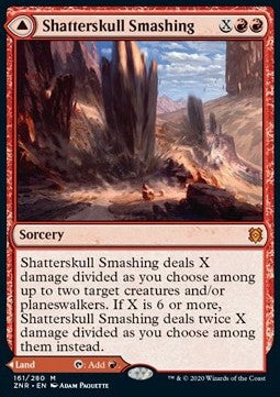 Shatterskull Smashing // Shatterskull, the Hammer Pass ZNR-161 Mythic Excellent Englisch