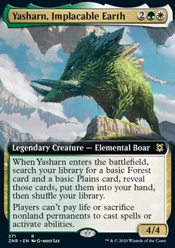 Yasharn, Implacable Earth XZNR-371 Rare Near Mint Englisch Foil